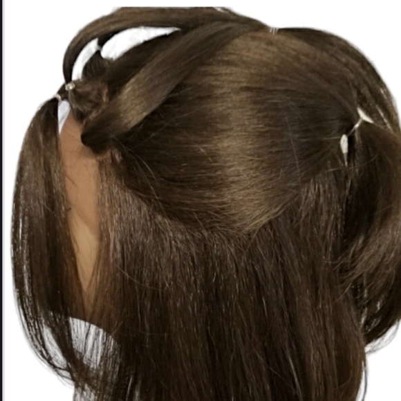 Brazilian Soft Elegant & Natural Human Hair Blend - Brown Lace Front Wig - NWT - Picture 13 of 16